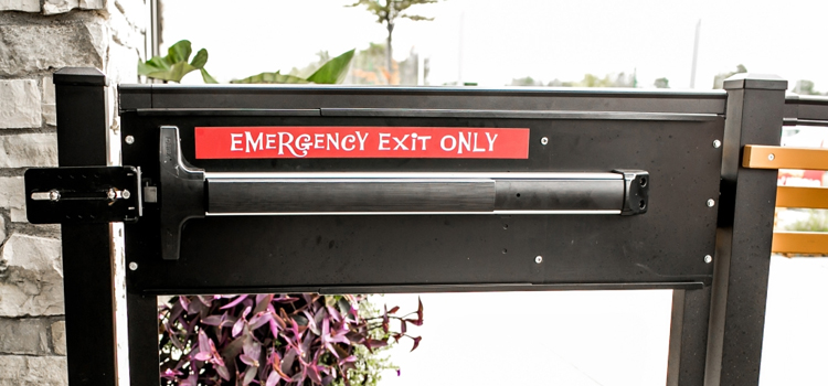 emergency push bar installation in Spring Valley Lake
